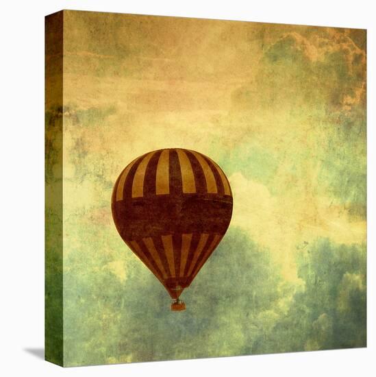 Air Balloon Ride-Gail Peck-Stretched Canvas