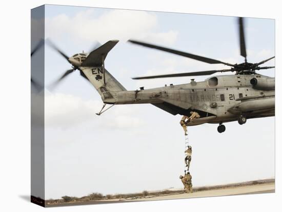 Air Force Pararescuemen Conduct a Combat Insertion and Extraction Exercise in Djibouti, Africa-null-Premier Image Canvas