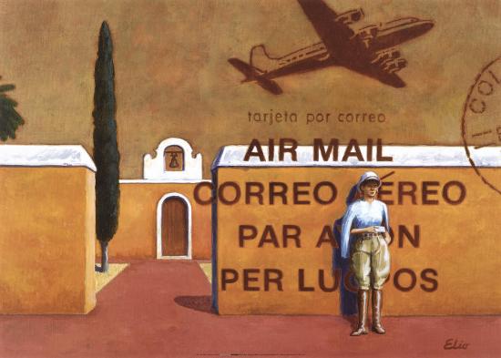 Air Mail-Elio Ciol-Stretched Canvas