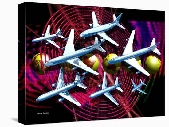 Air Travel-Victor Habbick-Premier Image Canvas