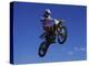 Airborne Motorcyclist-null-Premier Image Canvas