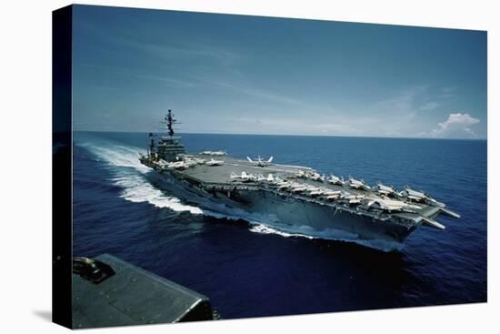 Aircraft Carrier USS Constellation at Sea-null-Premier Image Canvas