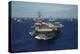 Aircraft Carrier USS Ronald Reagan Leads Allied Ships on Pacific Ocean, July 2010-null-Stretched Canvas