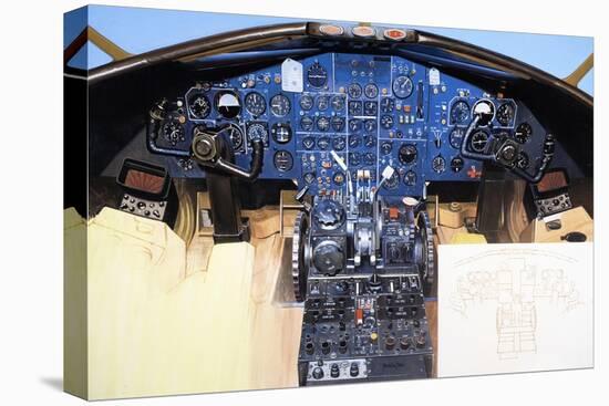 Aircraft Cockpit Instruments-Wilf Hardy-Premier Image Canvas