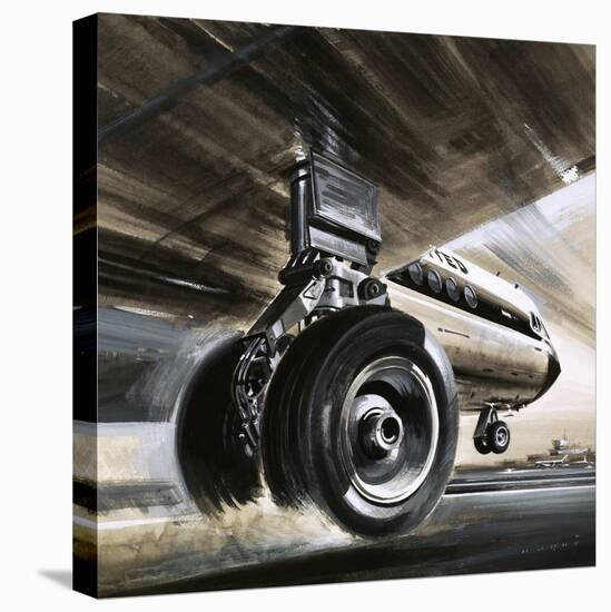 Aircraft Landing or Taking Off-Wilf Hardy-Premier Image Canvas