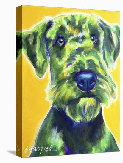 Airedale Terrier - Apple Green-Dawgart-Premier Image Canvas