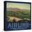 Airline Brand - Fillmore, California - Citrus Crate Label-Lantern Press-Stretched Canvas