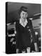 Airline Stewardess Seving Coffee-Peter Stackpole-Premier Image Canvas