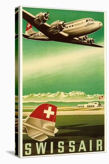 Airline Travel Poster-null-Stretched Canvas