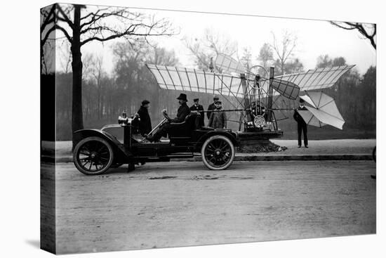 Airman Alberto Santos Dumont (Santos-Dumont) (1873-1932) Carrying His Plane in His Car. (Photo)-Anonymous Anonymous-Premier Image Canvas