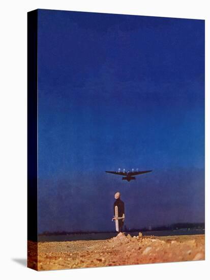 "Airplane Takeoff," April 6, 1940-Charles De Soria-Premier Image Canvas