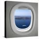 Airplanes Window Seat View with Sea Scape and Islands-viperagp-Premier Image Canvas