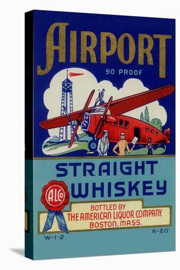 Airport Straight Whiskey-null-Stretched Canvas