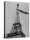 Airship No.5 of French Inventor and Fashion Plate Alberto Santos Dumont Reaching the Eiffel Tower-null-Premier Image Canvas