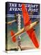 "Airshow," Saturday Evening Post Cover, September 4, 1937-Clayton Knight-Premier Image Canvas