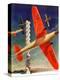 "Airshow,"September 4, 1937-Clayton Knight-Premier Image Canvas