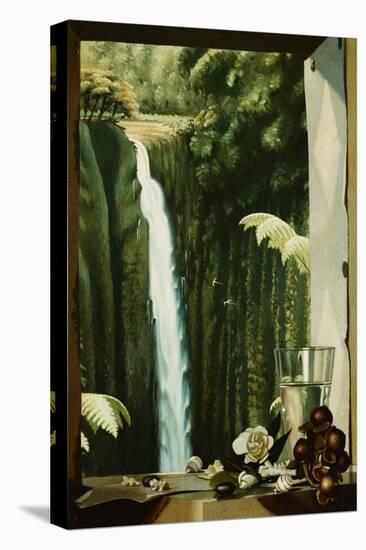Akaka Waterfall, Hawaii, 1925-1930 (Oil on Canvas)-Pierre Roy-Premier Image Canvas