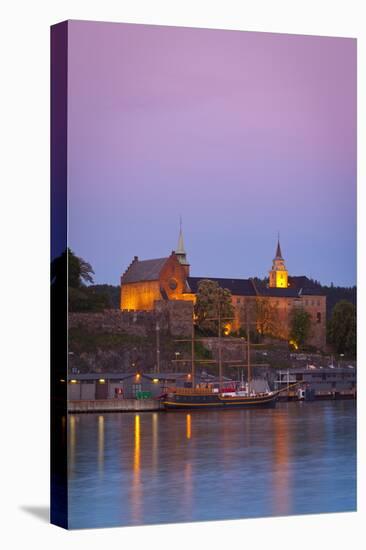 Akershus Fortress and Harbour, Oslo, Norway, Scandinavia, Europe-Doug Pearson-Premier Image Canvas