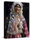 Akha Woman with Silver Headdress and Necklace Embellished with Glass Beads, Burma, Myanmar-Nigel Pavitt-Premier Image Canvas