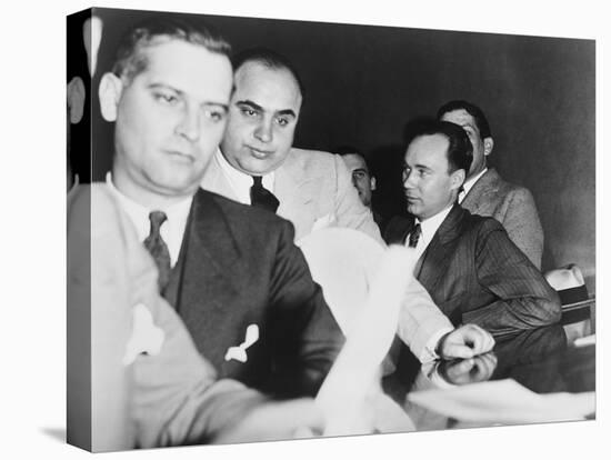 Al Capone, at the Time of His Indictment for Tax Evasion, June 5, 1931-null-Stretched Canvas