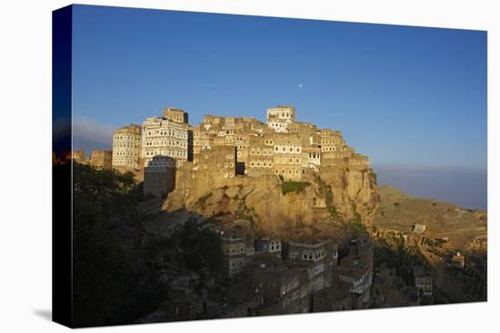 Al Hajjarah Village, Djebel Haraz, Yemen, Middle East-Bruno Morandi-Premier Image Canvas