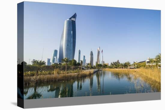 Al Hamra tower and the Al Shaheed Park, Kuwait City, Kuwait, Middle East-Michael Runkel-Premier Image Canvas