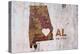 AL Rusty Cementwall Heart-Red Atlas Designs-Premier Image Canvas