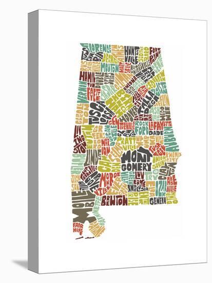 Alabama (color)-null-Stretched Canvas
