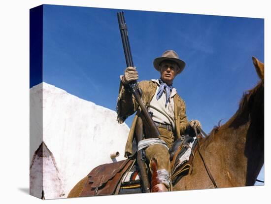 Alamo by JohnWayne with Richard Widmark, 1960 (photo)-null-Stretched Canvas
