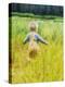 Alaska, 2 Year Old Child Playing in Tall Grass, Summertime-Savanah Stewart-Premier Image Canvas