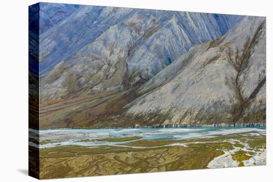 Alaska, Brooks Range, Arctic National Wildlife Refuge. Montain landscape and River.-Jaynes Gallery-Premier Image Canvas