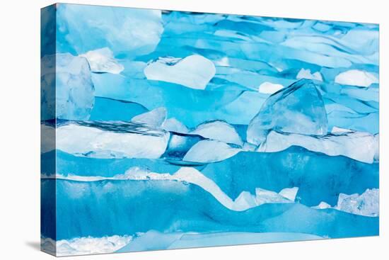 Alaska, Glacier Bay National Park. Close Up of Blue Ice-Jaynes Gallery-Premier Image Canvas