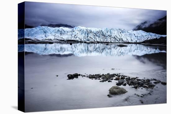 Alaska Glacier Lake - Wide Angle View-Leieng-Premier Image Canvas