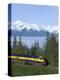 Alaska Railroad Near Girdwood, Alaska, United States of America, North America-null-Premier Image Canvas