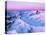 Alaska Range with Alpen Glow, Denali National Park, Alaska, USA-Dee Ann Pederson-Premier Image Canvas