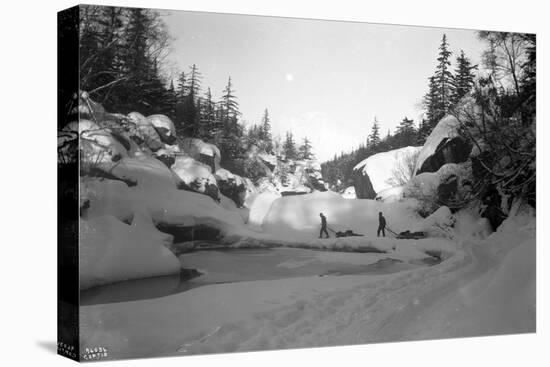 Alaska, Skagway Trail, 1898-Asahel Curtis-Premier Image Canvas