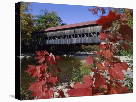 Albany Bridge Albany New Hampshire USA-null-Premier Image Canvas