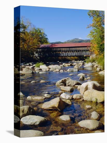 Albany Covered Bridge, Swift River, Kangamagus Highway, New Hampshire, USA-Fraser Hall-Premier Image Canvas