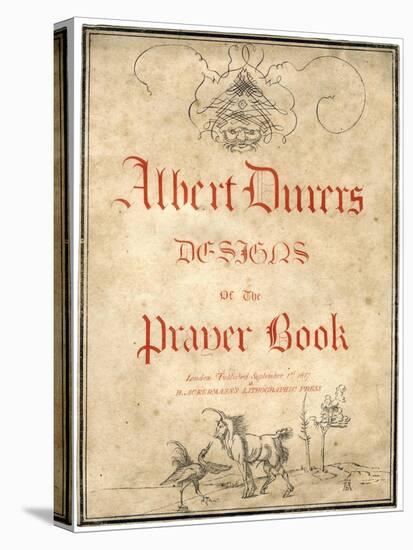 Albert Dürer's Designs for the Prayer Book, 1817-Albrecht Durer-Premier Image Canvas
