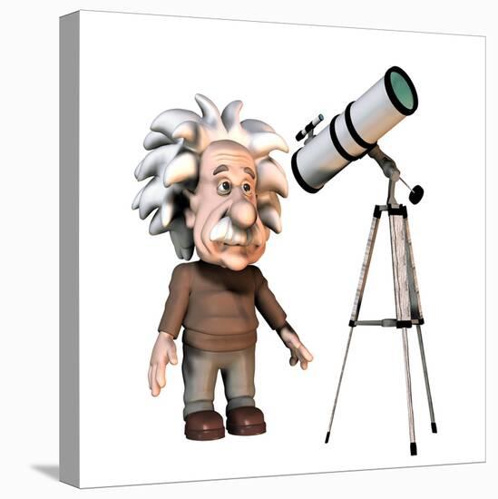 Albert Einstein, Artwork-Friedrich Saurer-Premier Image Canvas