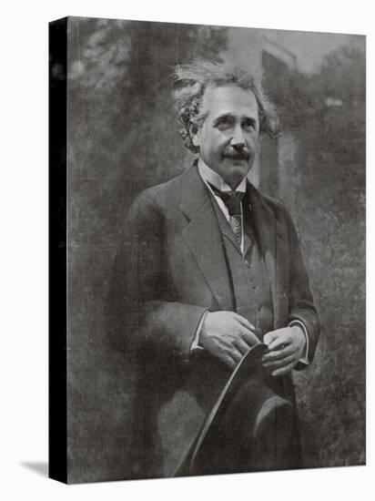 Albert Einstein Scientist During His Visit to Paris in 1922-null-Premier Image Canvas