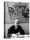 Albert Sabin Sitting in His Office-null-Premier Image Canvas
