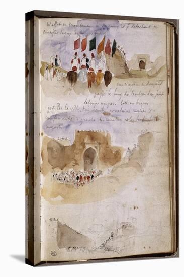 Album d'Afrique du Nord et d'Espagne-Eugene Delacroix-Premier Image Canvas
