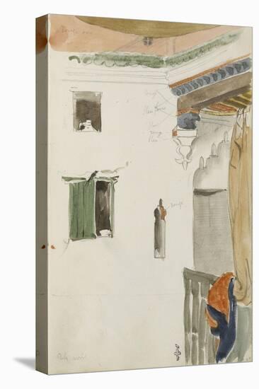 Album de voyage au Maroc, Espagne, Algérie-Eugene Delacroix-Premier Image Canvas