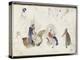 Album du voyage en Afrique du Nord : étude de cavaliers et de personnages arabes-Eugene Delacroix-Premier Image Canvas