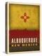 Alburquerque City Flag-Red Atlas Designs-Premier Image Canvas