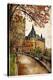 Alcazar Castle - Medieval Spain Painted Style Series-Maugli-l-Stretched Canvas