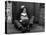 Alcoholic Vagrant Sleeping in a Doorway-null-Premier Image Canvas