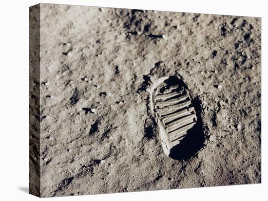 Aldrin's Footprint on the Moon, 1969-null-Premier Image Canvas