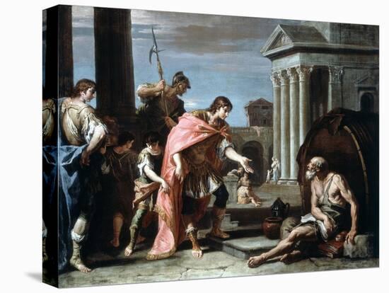 Alexander and Diogenes, Late 17th-Early 18th Century-Sebastiano Ricci-Premier Image Canvas